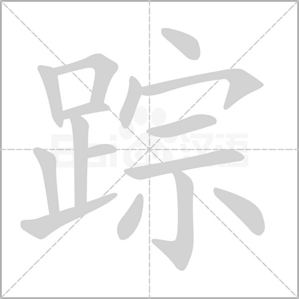 踪字笔顺动画