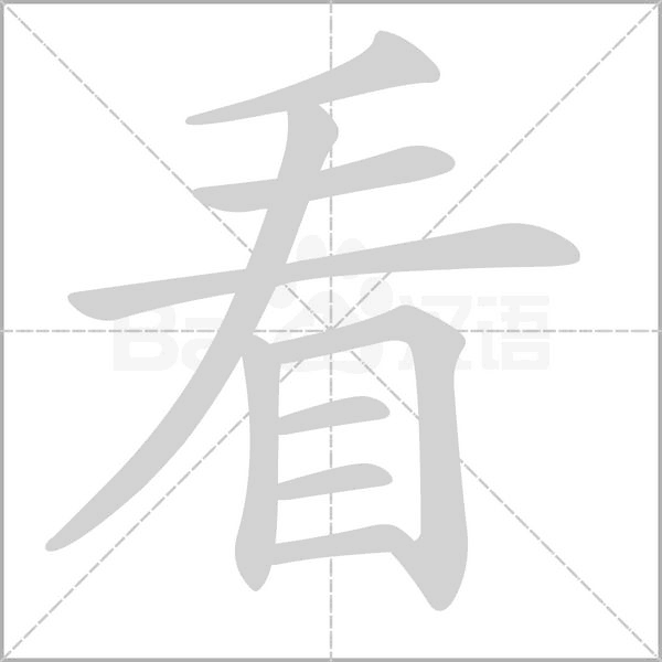看字笔顺动画