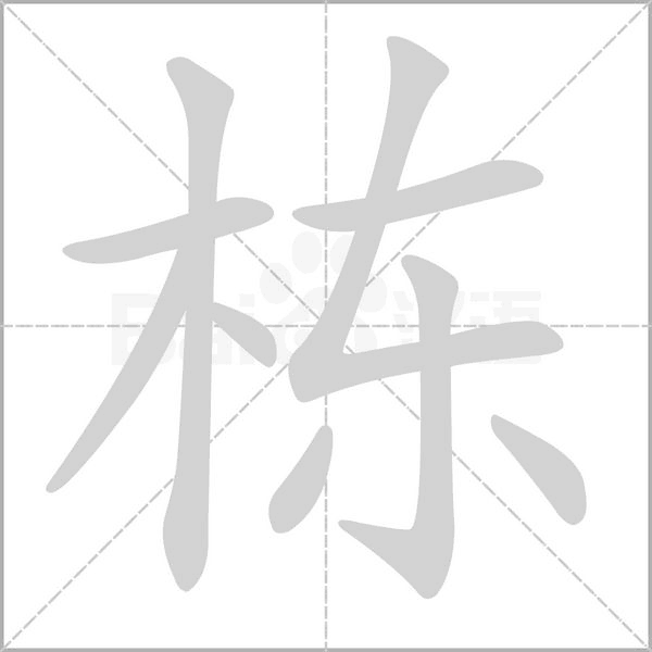 栋字笔顺动画