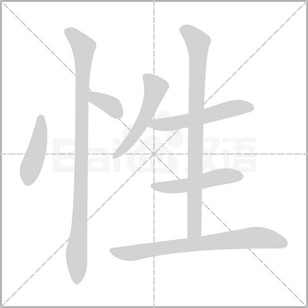 性字笔顺动画
