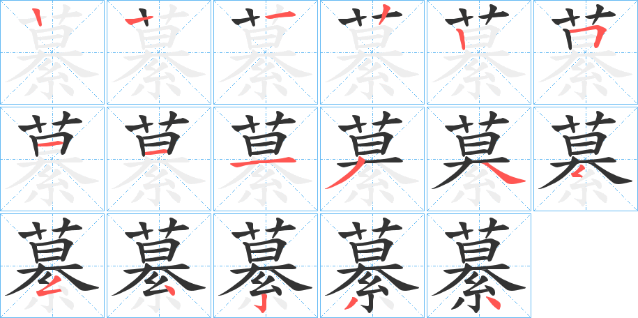 繤字笔顺写法