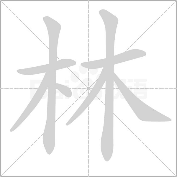 林字笔顺动画