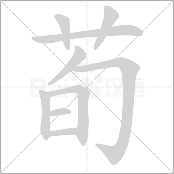 荀字笔顺动画