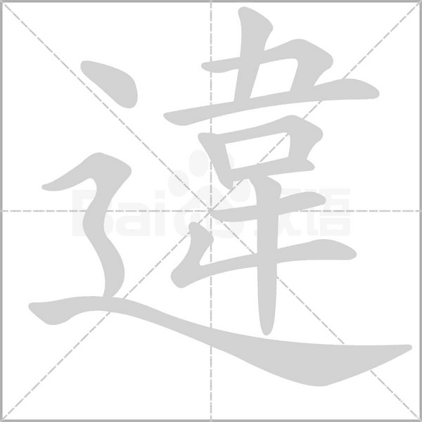 違字笔顺动画