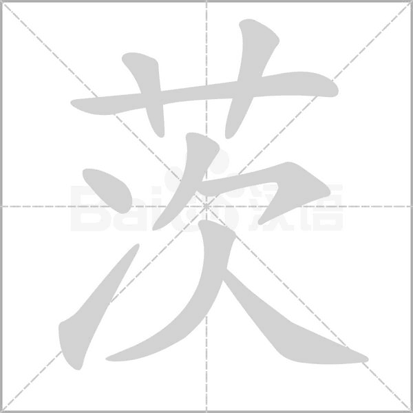 茨字笔顺动画