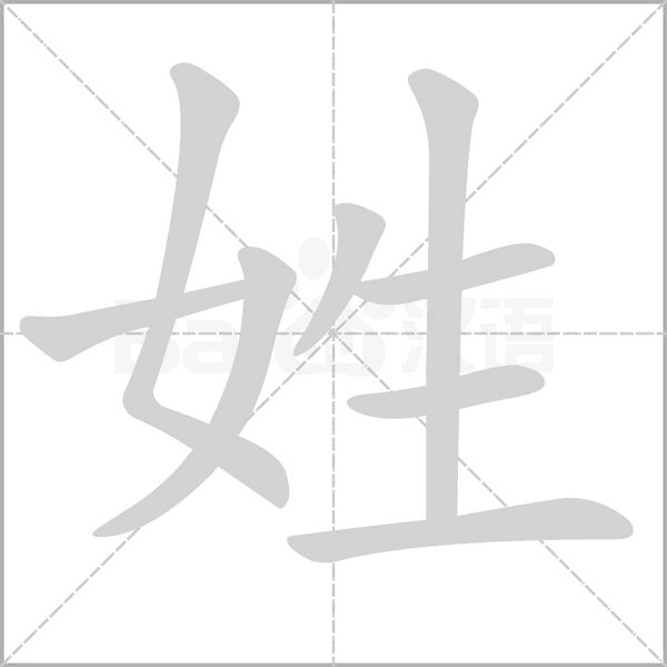姓字笔顺动画