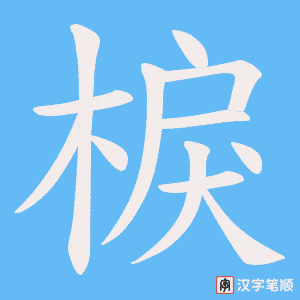 棙字笔顺动画