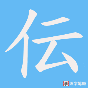 伝字笔顺动画