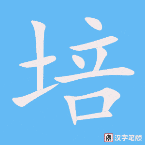 培字笔顺动画
