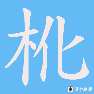杹字笔顺动画