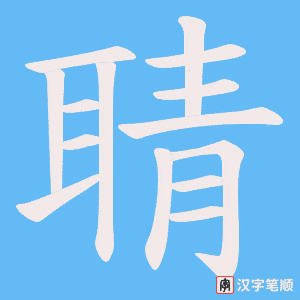 聙字笔顺动画