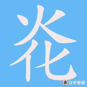 炛字笔顺动画