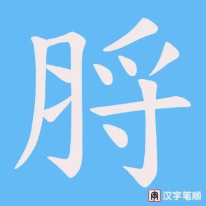 脟字笔顺动画