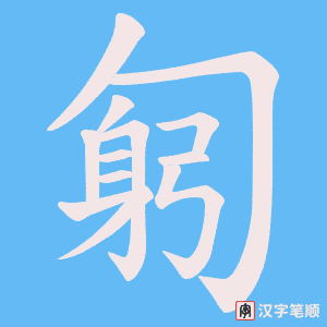 匑字笔顺动画